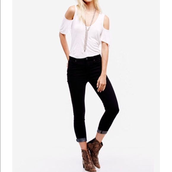 Free People Denim - Free People Roller High-Rise Cropped Skinny